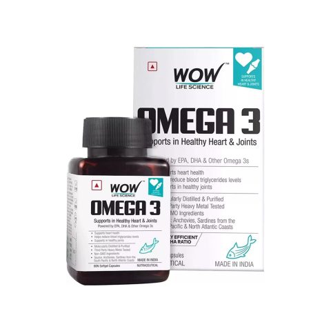 Wow Organic Omega 3 Wellness Supplement